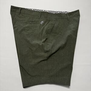 Trunks Surf and Swim Co. - Men’s Multi Functional Shorts Green- Size 34